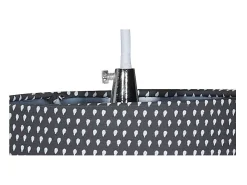 Lámpara colgante de techo Trio de algodón gris