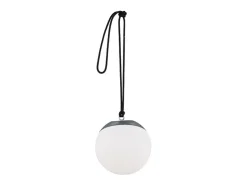 Lámpara colgante Doris LED para exterior color negro.