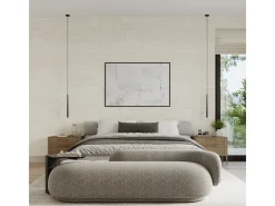 Lámpara colgante Euphora moderno de acero - 1 fuentes luminosas 3000K - L.8 x A.118 cm - negro
