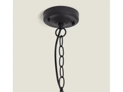 Lámpara Colgante Exterior Metal Neiva Negro