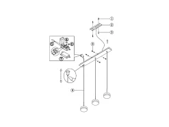 Lámpara colgante Fabas Luce Dunk de 3 luces - LED regulable de 24 W - Latón satinado Diseño lineal