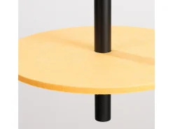 Lámpara colgante Feltro moderno de fieltro/acero - 1 fuentes luminosas - L.30 x A.126 cm - amarillo/negro