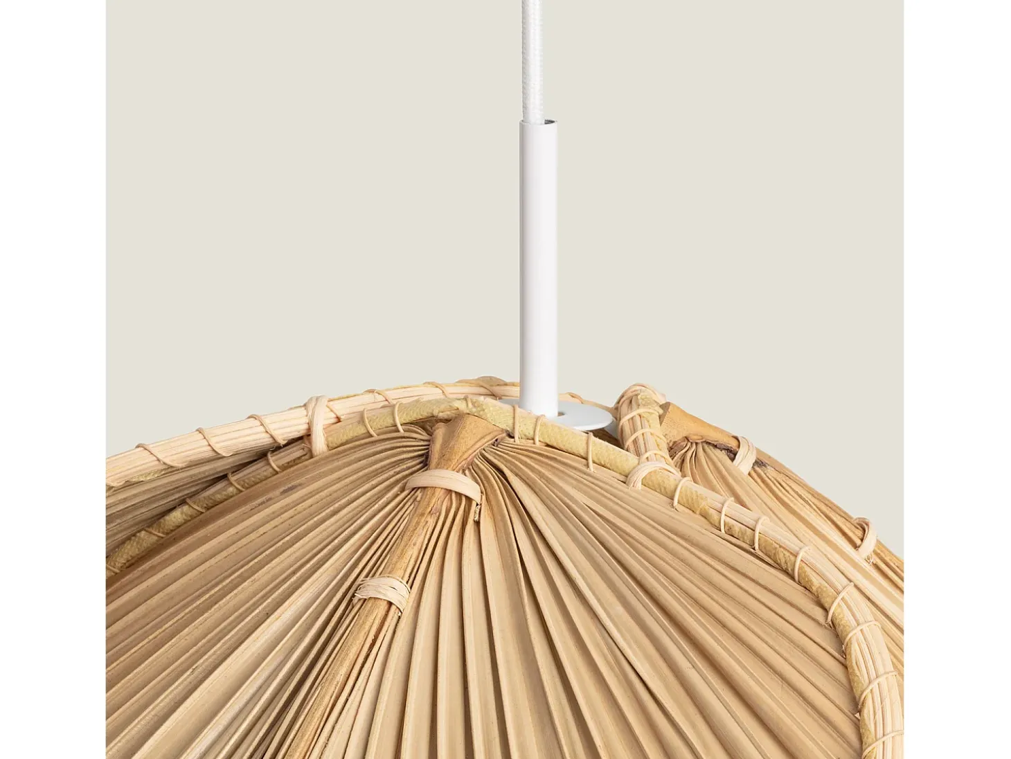 Lámpara Colgante Fibras Naturales Majilily Natural