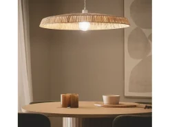 Lámpara Colgante Fibras Naturales Yokho Natural