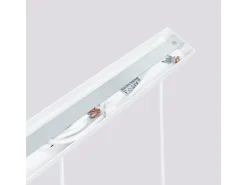 Lámpara colgante Gloow minimalista de aluminio - 3 fuentes luminosas 3000K - L.45 x A.98 cm - blanco