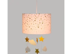 Lámpara colgante infantil de estrellas