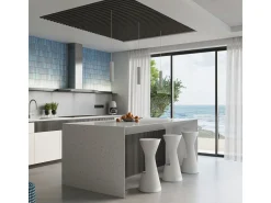 Lámpara Colgante Karbon Minimalista De Aluminio - 1 Fuentes Luminosas - L.8 X A.118 Cm - Blanco