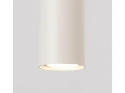 Lámpara Colgante Lagos Desván De Acero - 3 Fuentes Luminosas - L.45 X A.98 Cm - Beige