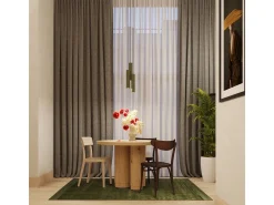 Lámpara Colgante Lagos Desván De Acero - 1 Fuentes Luminosas - L.8 X A.118 Cm - Verde Oliva