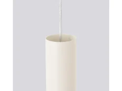 Lámpara Colgante Lagos Desván De Acero - 3 Fuentes Luminosas - L.19,5 X A.108 Cm - Beige