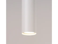 Lámpara colgante Lagos moderno de acero - 2 fuentes luminosas - L.15 x A.118 cm - blanco