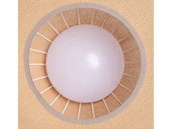 Lámpara Colgante LED 12 W Algodón Patoka Natural
