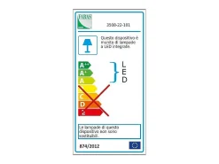 Lámpara colgante LED blanca Ritmo 6618 B LC PERENZ