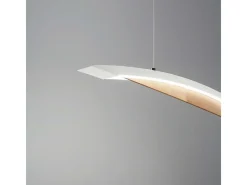Lámpara colgante LED Córdoba blanca 3697-40-102 Fabas Luce