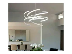 Lámpara colgante LED de metal blanco 70W 6396 B Perenz 4000k
