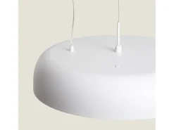 Lámpara Colgante LED 18W Acero Cancot Blanco Mate