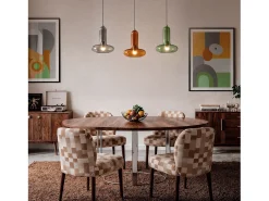 Lámpara Colgante LED 5W Aluminio Fontans Gris