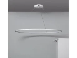 Lámpara Colgante LED 28W Metal CCT Seleccionable Big Ivalo Ø 1 Metro Blanco