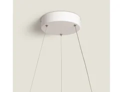 Lámpara Colgante LED 48W Metal Ø500 mm Irlava Blanco