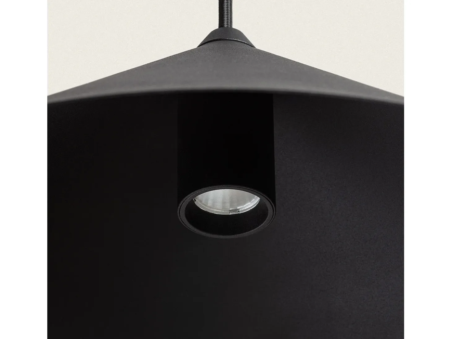 Lámpara Colgante LED 8W Metal Elise L Negro