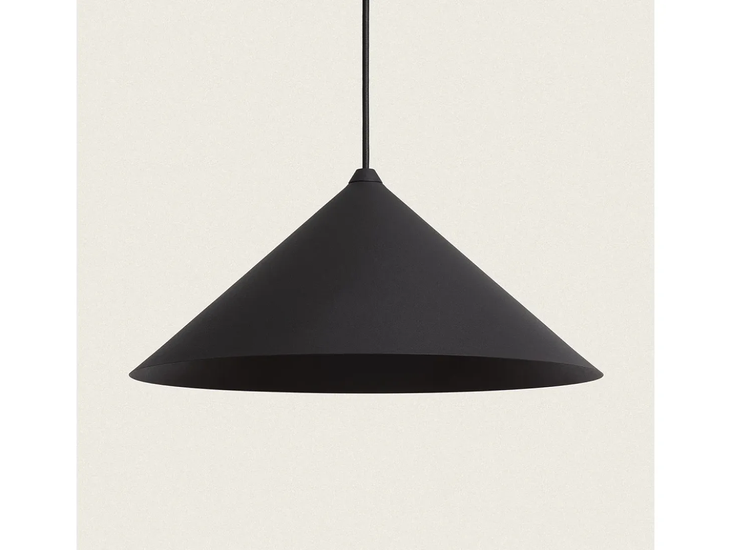Lámpara Colgante LED 8W Metal Elise L Negro