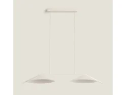 Lámpara Colgante LED 10W Regulable en Altura Metal Evian Beige