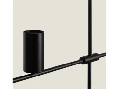 Lámpara Colgante Lineal Metal Auzoa Negro