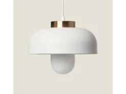 Lámpara Colgante Metal Geri Blanco