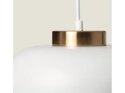 Lámpara Colgante Metal Geri Blanco