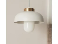 Lámpara Colgante Metal Geri Blanco