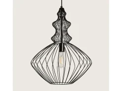 Lámpara Colgante Metal Kelsie II Negro