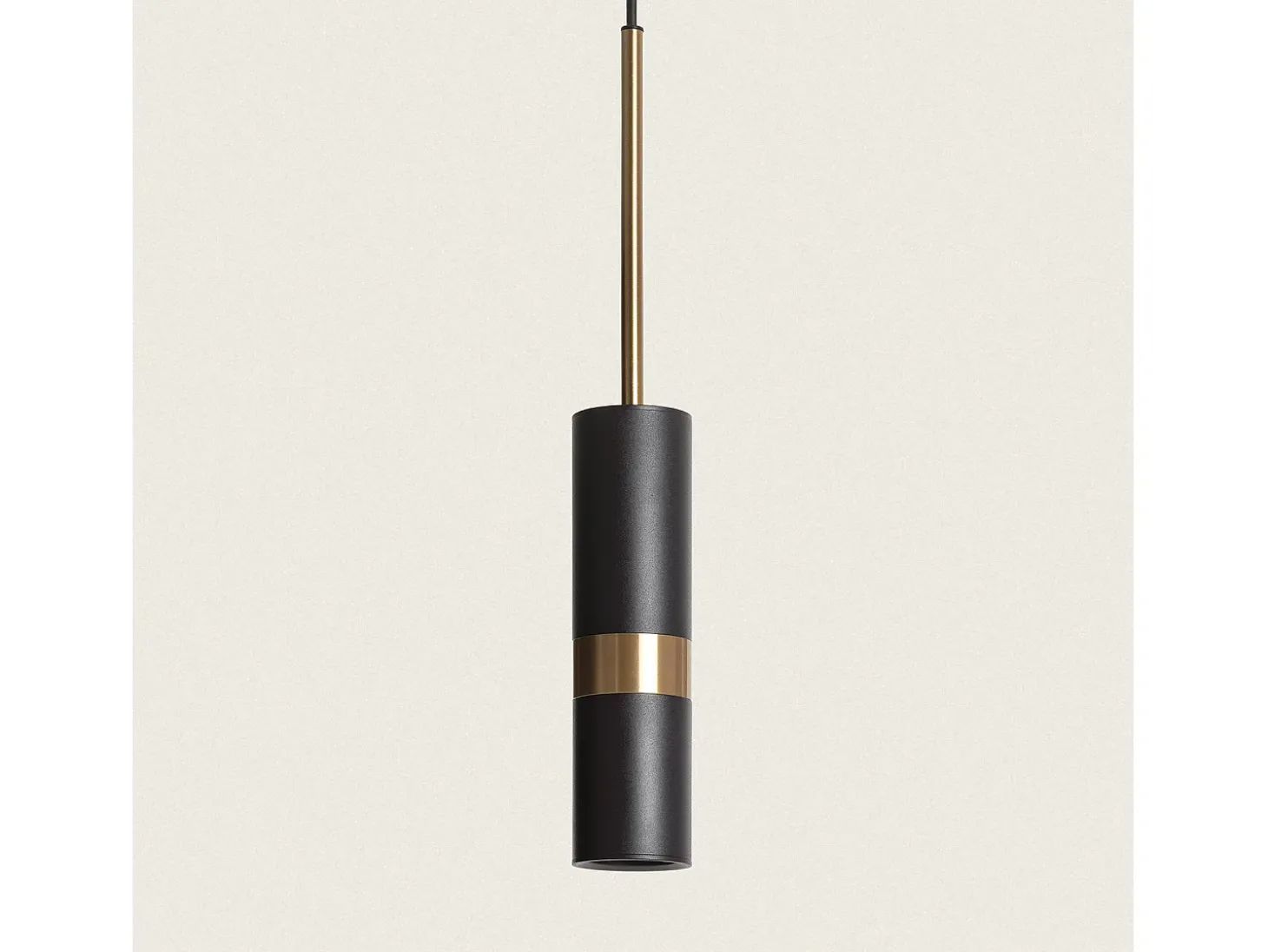 Lámpara Colgante Metal Lumen Negro