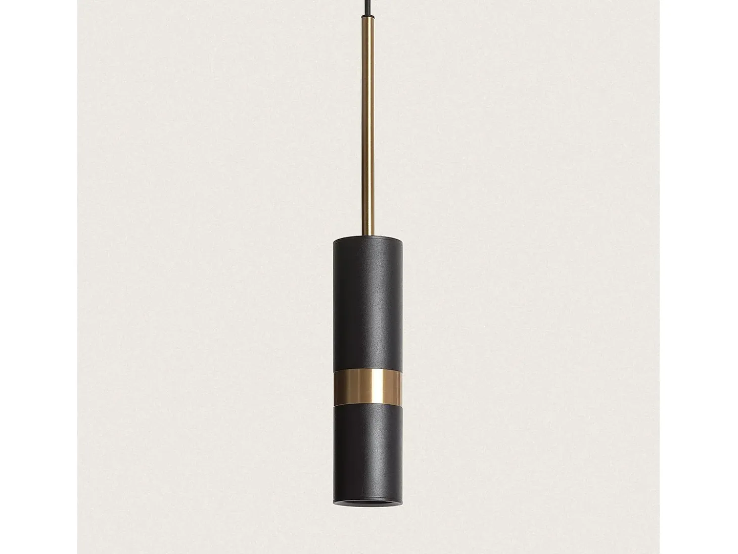 Lámpara Colgante Metal Lumen Negro