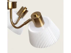 Lámpara Colgante Metal Magda 3 Focos Blanco
