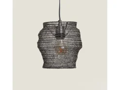 Lámpara Colgante Metal Milos S Negro