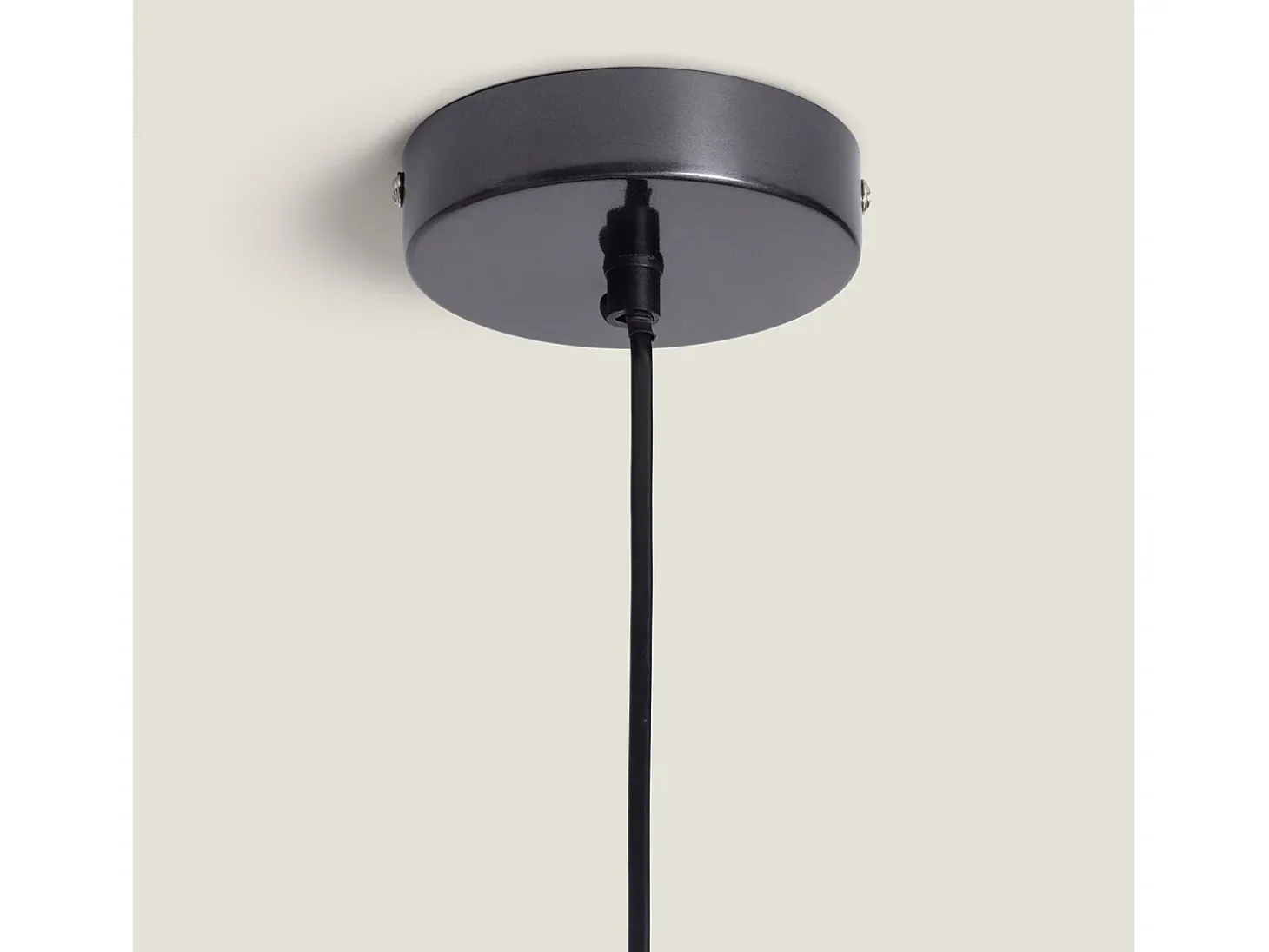 Lámpara Colgante Metal Milos S Negro