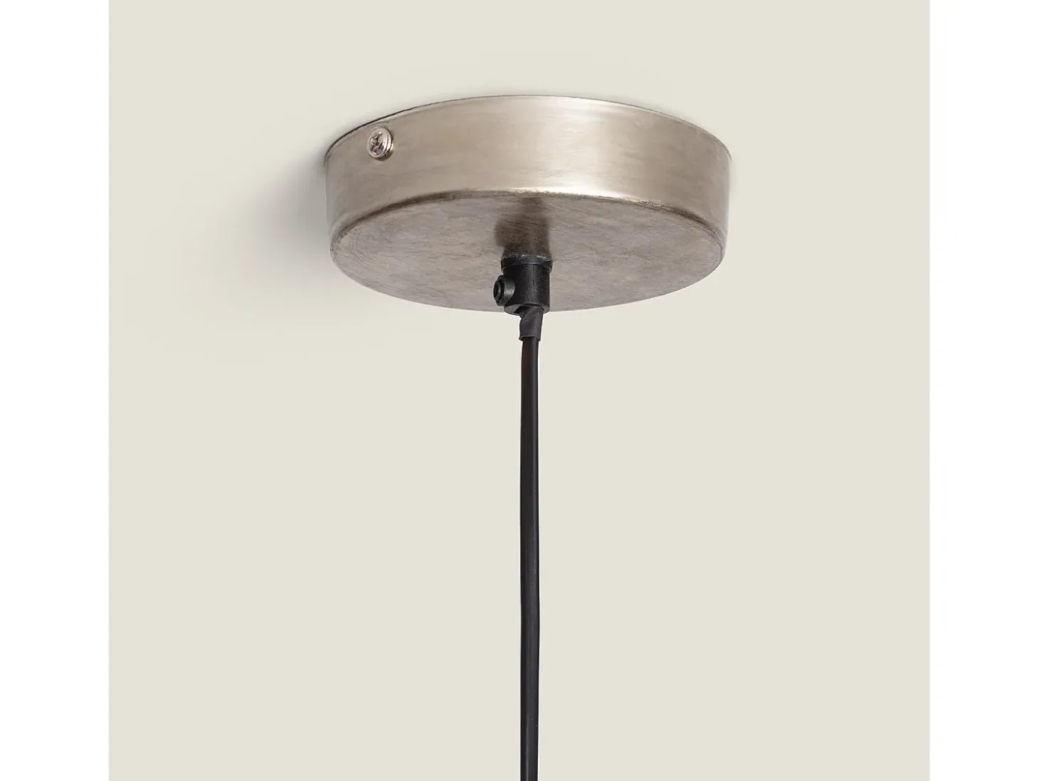 Lámpara Colgante Metal Milos L Plateado