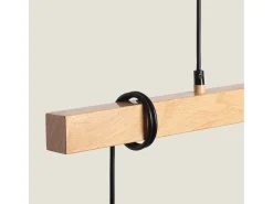 Lámpara Colgante Metal Sardo 3 Focos Negro