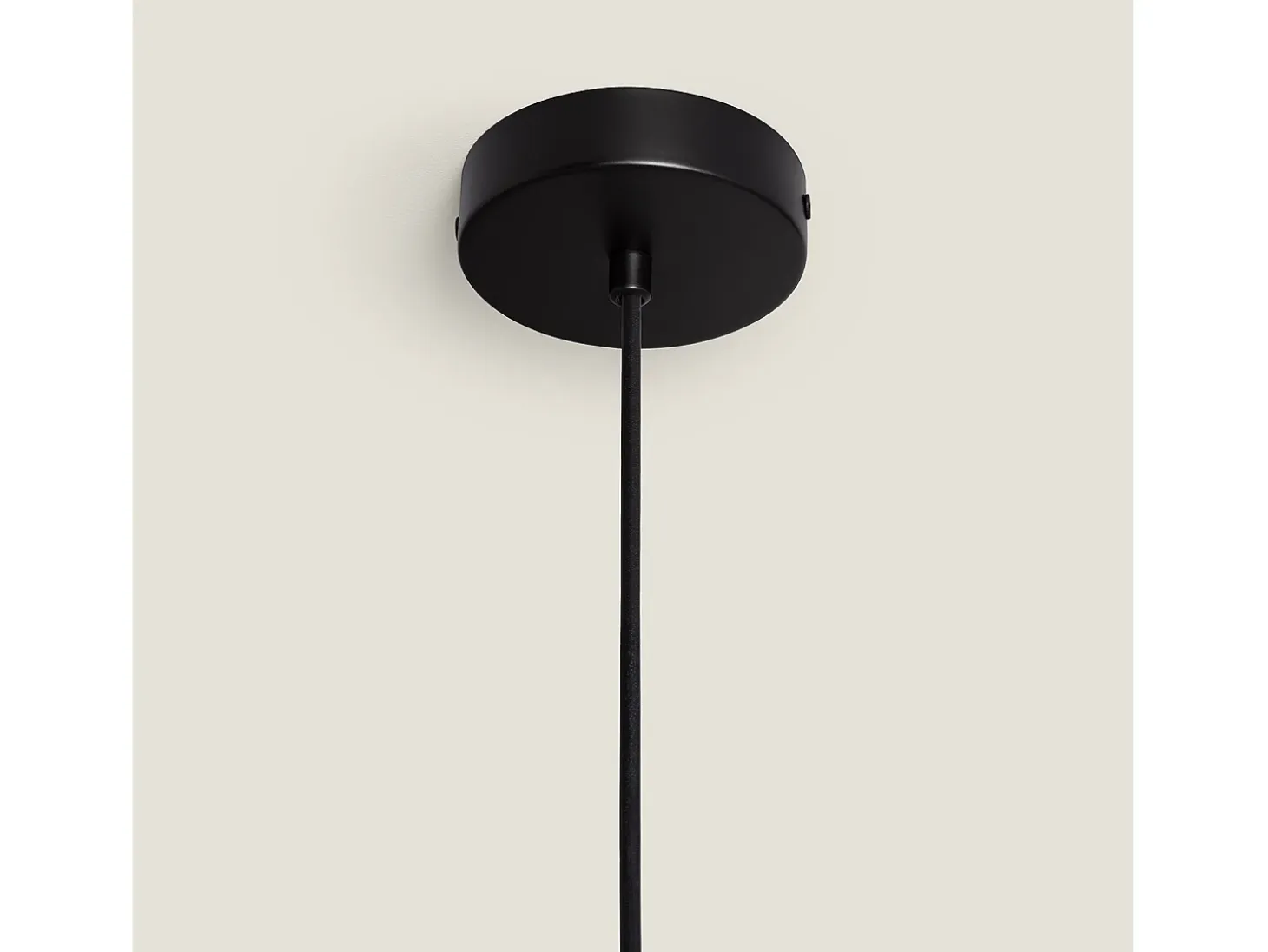 Lámpara Colgante Metal Sardo Negro