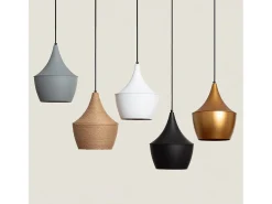 Lámpara Colgante Metal Tri Mercury Blanco