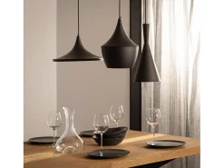 Lámpara Colgante Metal Tri Mercury Negro