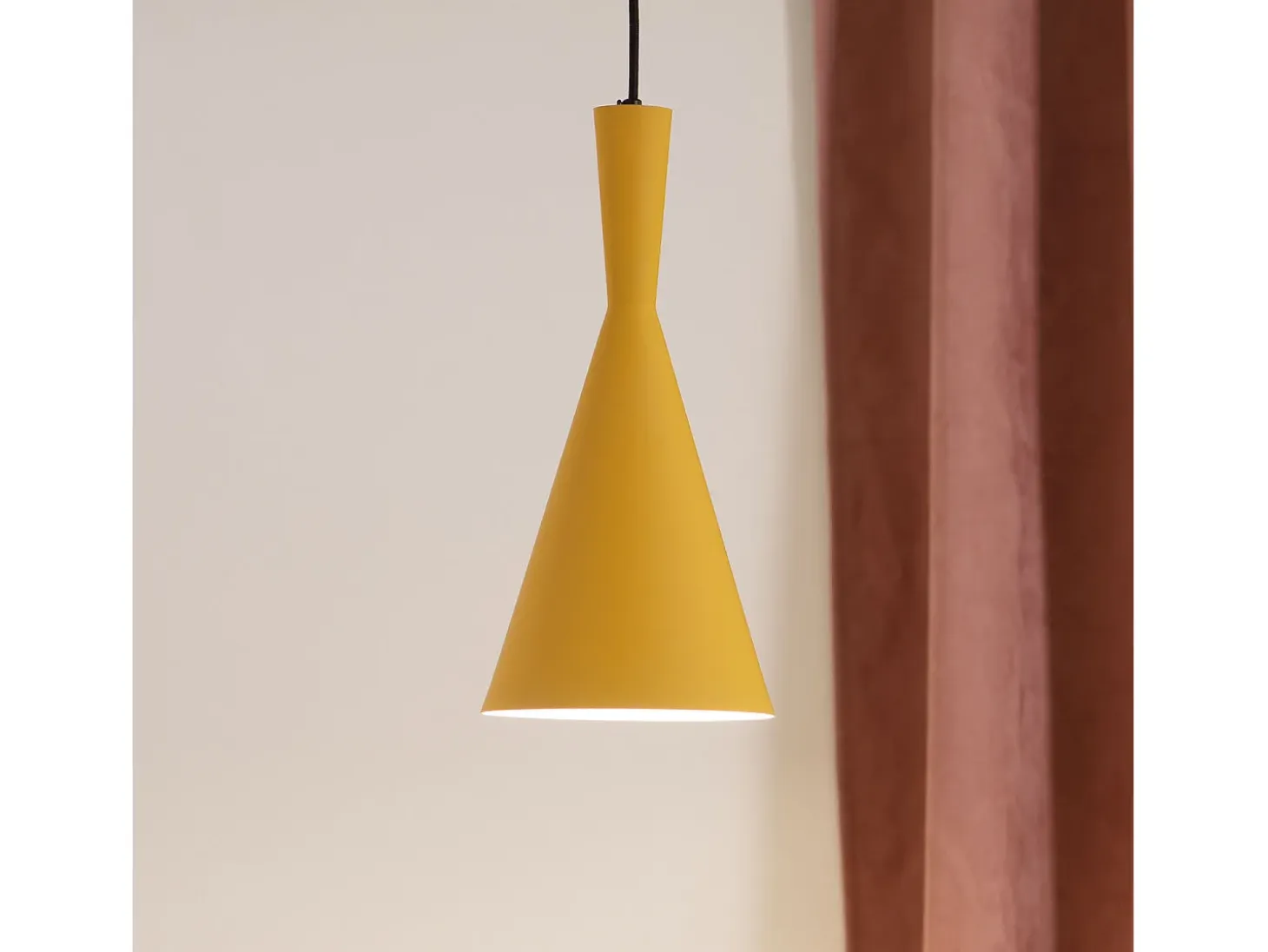 Lámpara Colgante Metal Tri Lennon Amarillo