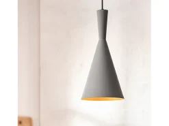 Lámpara Colgante Metal Tri Lennon Gris