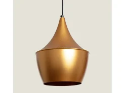 Lámpara Colgante Metal Tri Mercury Dorado