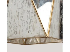Lámpara Colgante Metal y Cristal Mattina ILUZZIA Dorado