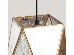 Lámpara Colgante Metal y Cristal Mattina ILUZZIA Dorado