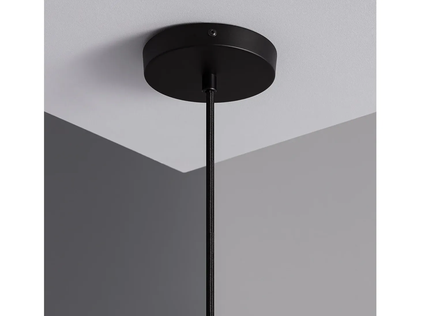 Lámpara Colgante Metal y Madera Arbat Negro