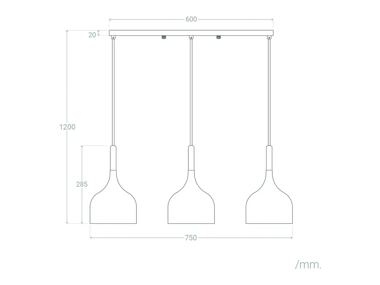 Lámpara Colgante Metal y Madera Karlek Blanco