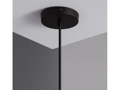 Lámpara Colgante Metal y Madera Arbat Blanco