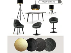 lámpara colgante negro 45x45x25.7 goldamo